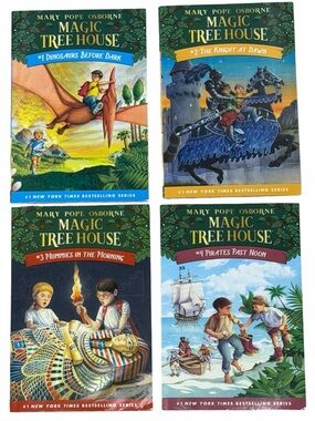 Magic Tree House Book Lot - Mary Pope Osborne (Colorful Illustrated Covers)